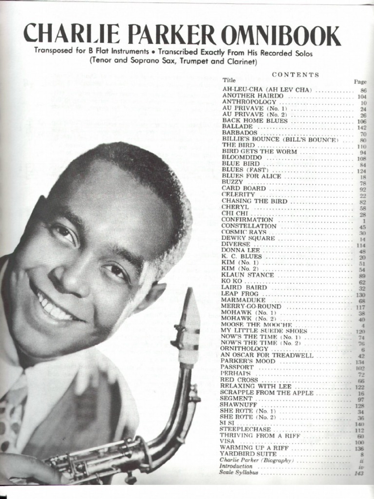 l*e様 Coltrane/Parker/Miles Omnibook 3冊セッ l*e様 Coltrane/Parker/Miles Omnibook 3冊セッ Charlie Parker