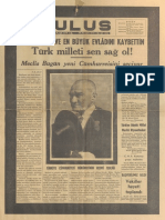 Ulus Gazetesi 11 Kasım 1938