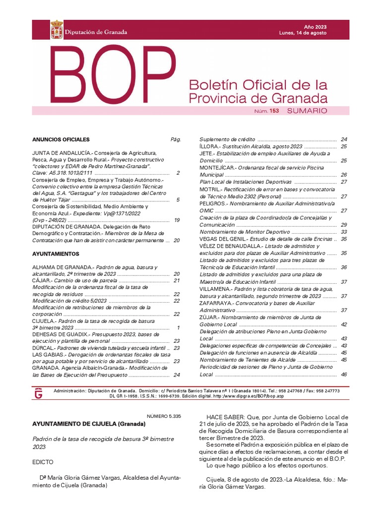 Boletin 20230814 | PDF