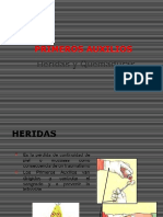 Primeros Auxilios Heridas y Quemaduras