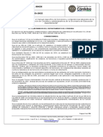 Decreto 00420 de 2022. Manual Especifico de Funciones y Competencia Laborales de La Gobernación de Córdoba