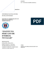 Trabajo Grupo #06 - Instituto Peruano de Energia Nuclear