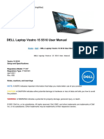 Laptop Vostro 15 5510 Manual