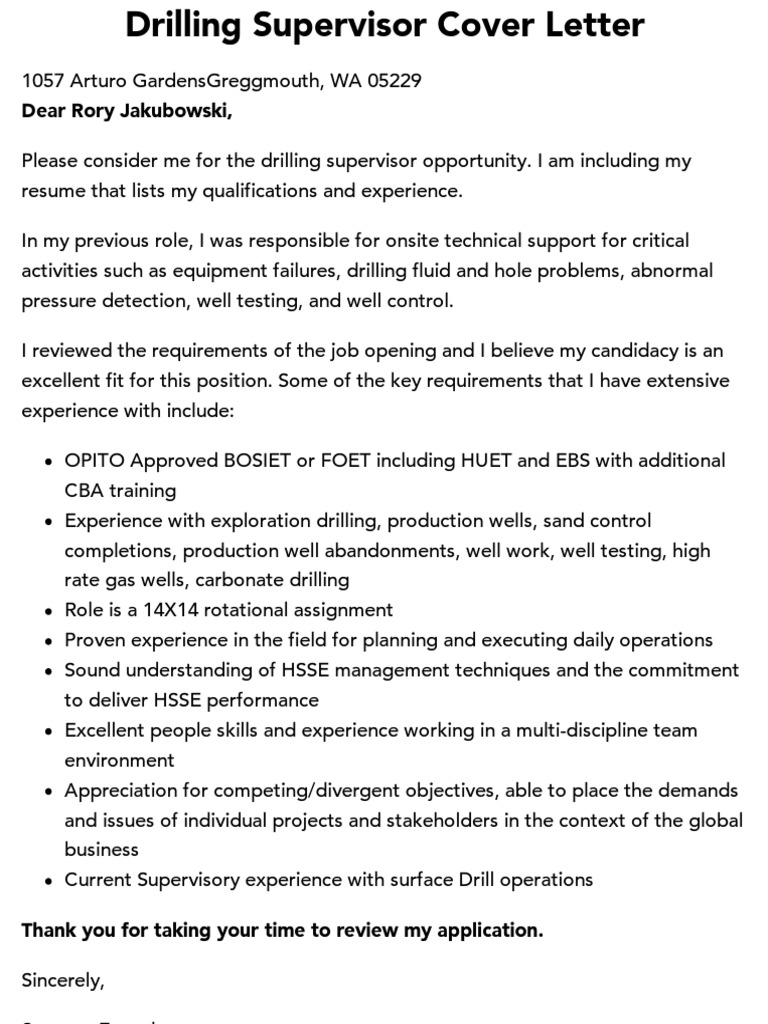 Drilling Supervisor V1 Pdf