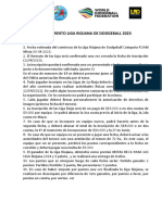 Reglamento Liga Riojana de Dodgeball 2023