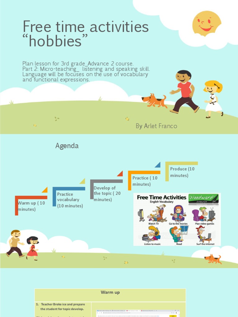 Free Time Activity | PDF | Vocabulary | Behavior Modification