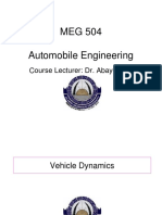 MEG 504 Automobile Engineering Lecture 2