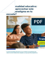 Transversalidad Educativa