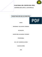 Trabajo de Investigación de Accidentes Quispe Orellano Branly Frandox