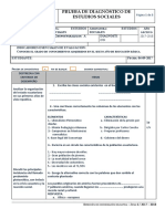 Diagnòstico de Estudios Sociales