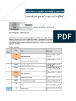 Programa (Fundamentos Matematicos - Universidad de Loa Andes)