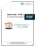 UTN - BA DAV PrÃ¡cticas DiseÃ o Web - 01 - HTML - Etiquetas Bã¡sicas-2