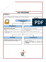 Causas y Consecuencias de Las Cruzadas Ficha de Refuerzo