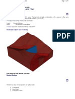 Tailings Dam With Core and Filter: Model Description and Geometry