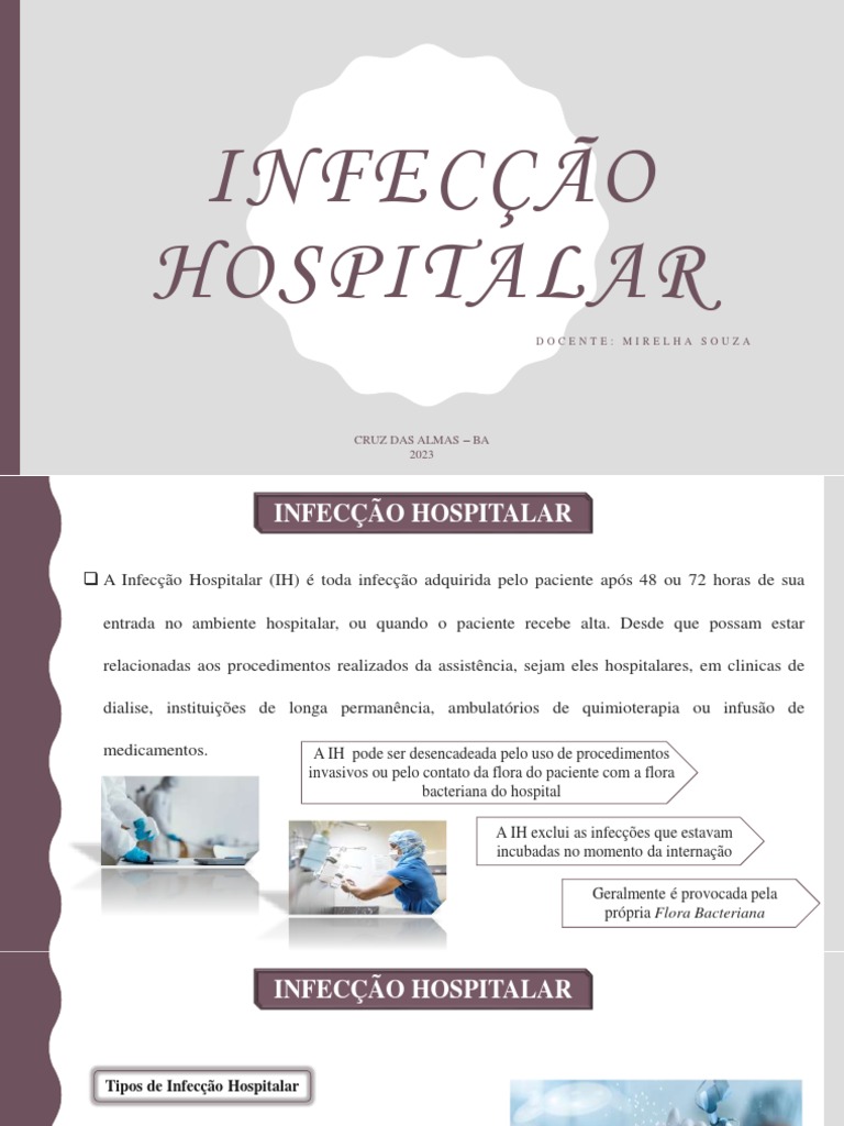 Aula 3 Infecção Hospitalar Pdf