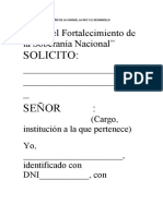 Solicitud