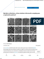 Big Data y Urbanismo - Cómo Sintetizar Información Compleja para Su Aplicación Práctica