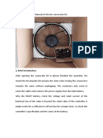 3 - Manual of Electric Conversion Kit