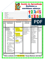 1° Sesión Día 3 Mat Contamos y Escribimos Números Unidad 6