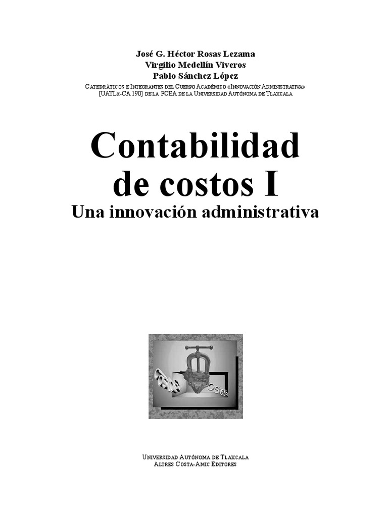 Contabilidad de Costos I: Guía Práctica | PDF | Contabilidad | Costo