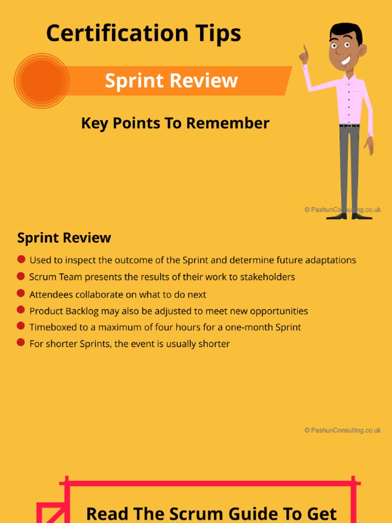 Sprint Review Certification Tips PDF