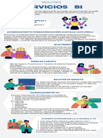 Infografía Economía Listado Ordenado Ilustraciones Gris y Azul