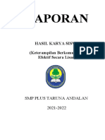 Laporan Hasil Karya Siswa - Lisan