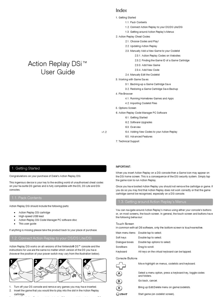 Dsi Action Replay V1 2 Microsoft Windows Usb