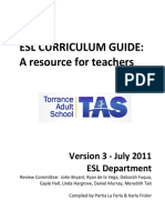 ESL Curriculum Guide - A Resource For Teachers