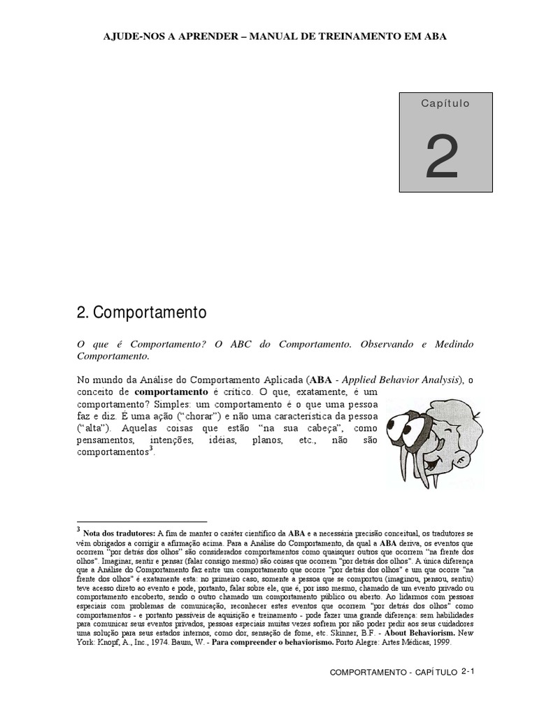 Autismo-Ajude-Nos-A-Aprender-Cap 2 e 3 | PDF