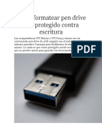 Cómo Formatear Pen Drive VIT Protegido Contra Escritura