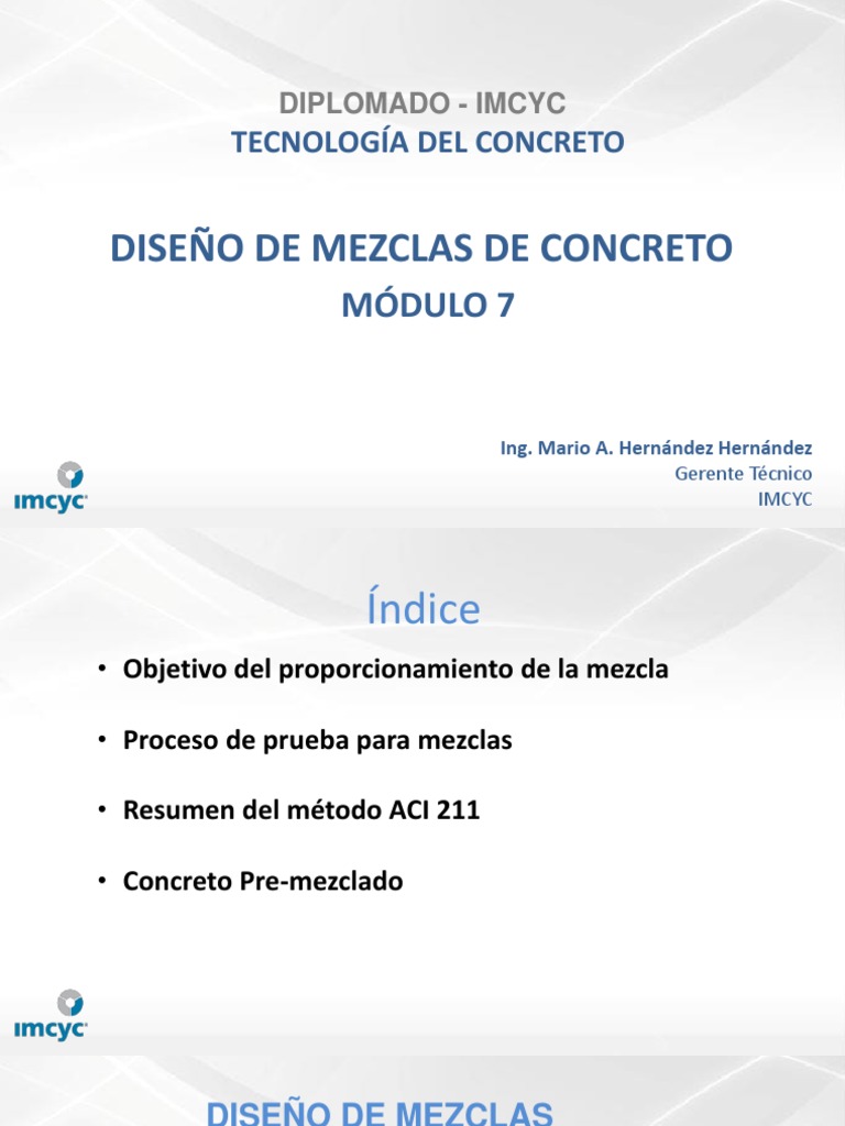 Modulo 7 | PDF | Hormigón | Cemento