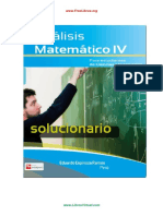 Solucionario de Análisis Matemático IV - Eduardo Espinoza Ramos-LIBROSVIRTUAL