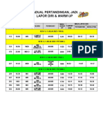 Jadual Pertandingan Dan Jadual Lapor Diri - Edaran Akhir