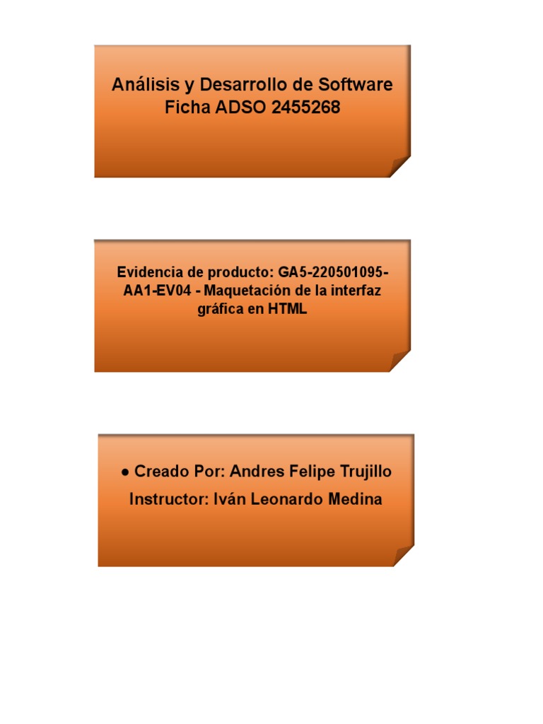 Maquetaci n de la interfaz gr fica en html pdf p gina web internet