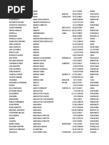 Base de Datos Italianos en Perú Al 2017