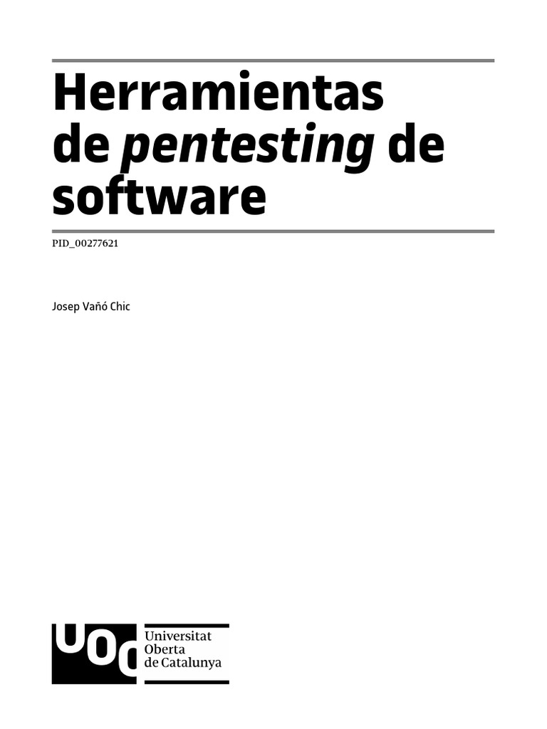 Herramientas Pentesting Software | PDF