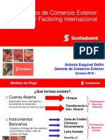 Operaciones de Comercio Exterior - Forfaiting y Factoring Internacional