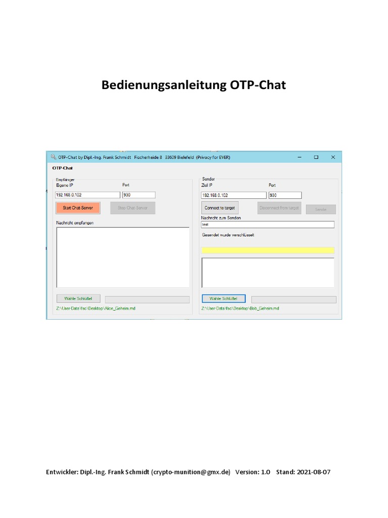 Manual OTP Chat | PDF