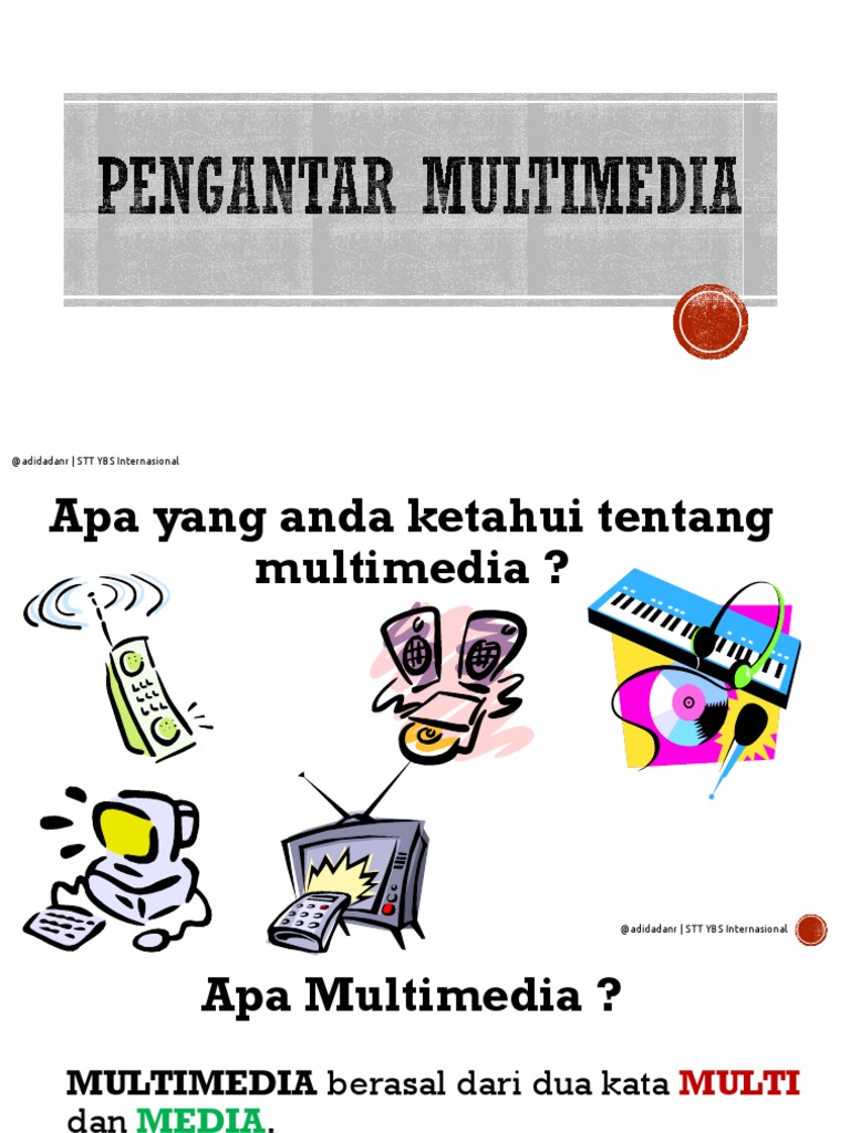 Pengertian dan Proses Multimedia | PDF | Bisnis | Komputer