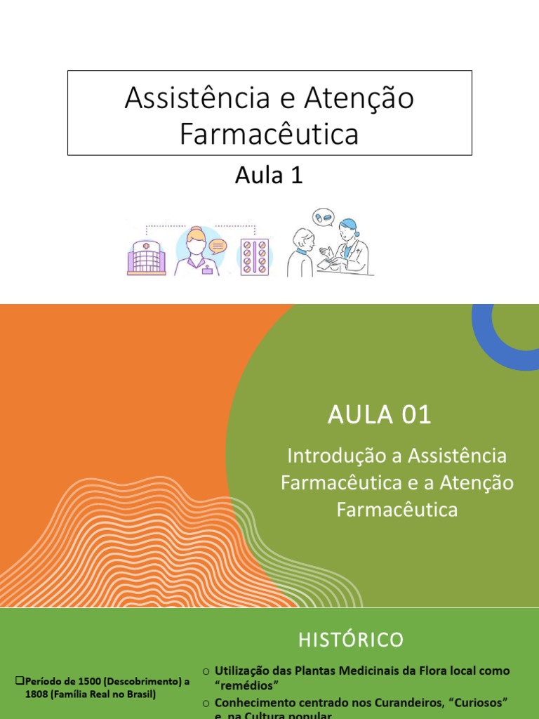 Introdução A Assistência e Atenção Farmacêutica e Politíca Nacional Dos ...
