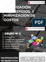 Maximizacion de Beneficios y Minimizacion de Costos