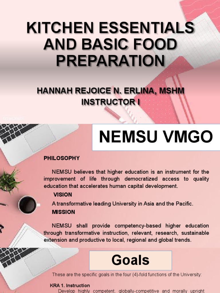 Kitchen Essentials and Food Prep Course | PDF | Cooking | Soup