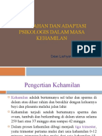 Perubahan Dan Adaptasi Psikologis Dalam Masa Kehamilan