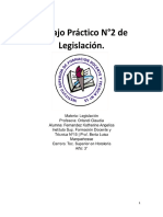 Trabajo Práctico N°2 de Legislación