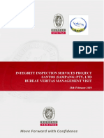 Internal QHSE Audit - Management Visit 11.02.2019 Report