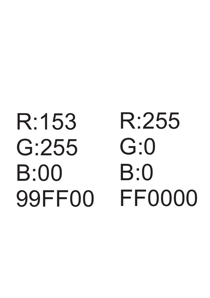 Color Codes for RGB and Hex Values | PDF
