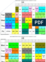 Jadwal Final Semester Ganjil Kelas X Per 07 Agustus 2023