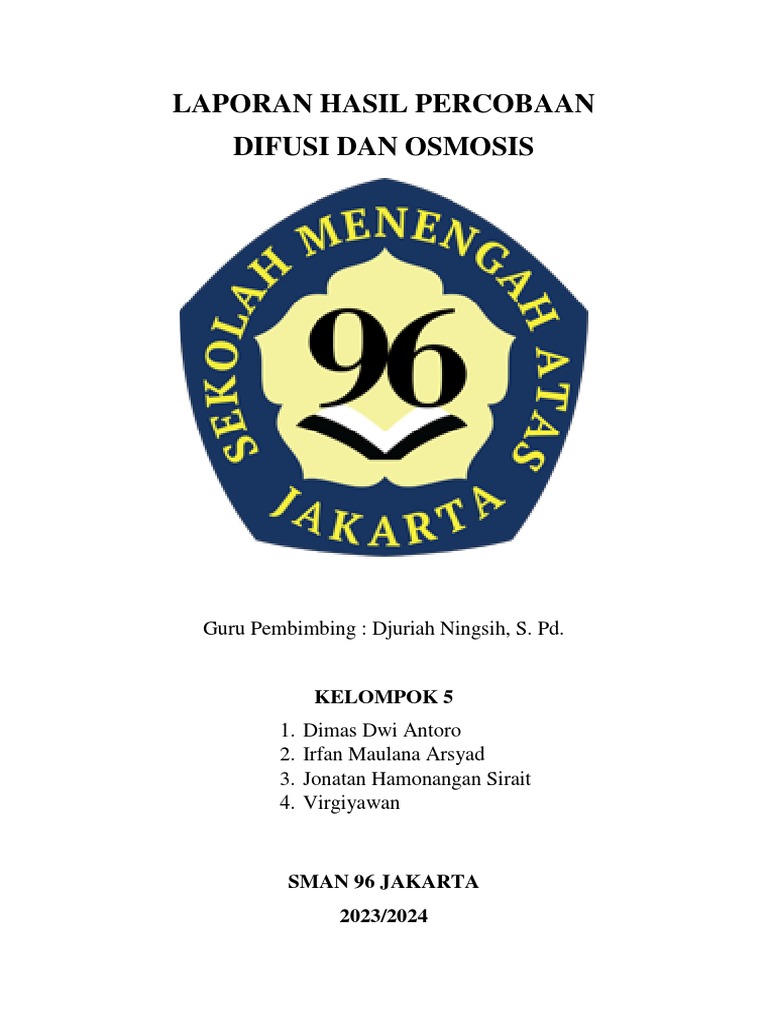 Difusi Dan Osmosis PDF