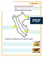 E5 S2 Ficha D1 PS Las Regiones Del Perú y Sus Costumbres